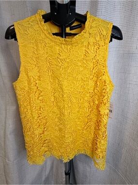 Rafaella Bright Yellow Lace Camisole